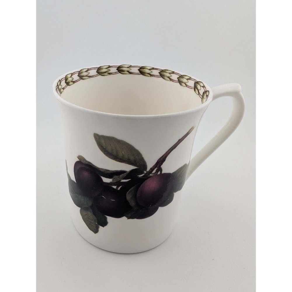 The Royal Horticultural Society Hookers Fruit Queen's Fine Bone China Footed Cup
